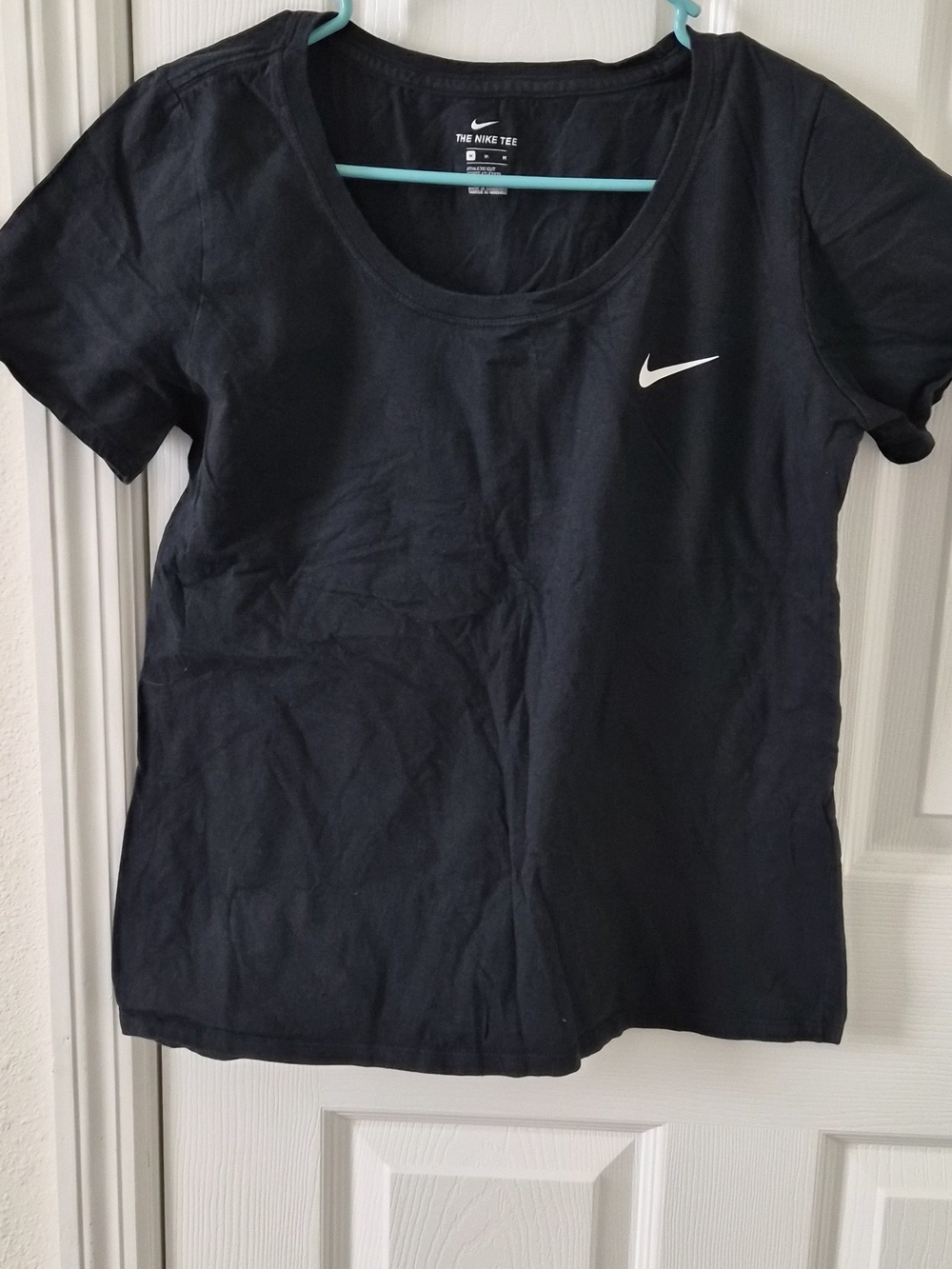 Nike Black Short Sleeve Tee with White Swoosh